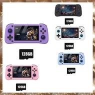 (O I Q B)G28 Retro Handheld Video Game Console 128G 4.3 Inch HD Screen Linux Game Player Supports 20