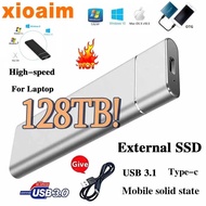 For Xiaomi High-speed 128TB 1TB 2TB SSD Original Portable External Solid State Hard Drive USB3.0 Interface Mobile Hard Drive
