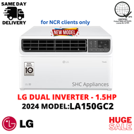 LG 1.5HP LA150GC2 (2024 model) DUAL INVERTER WINDOW TYPE AIRCON (NCR clients)