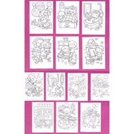[Kids Coloring Paper 2] A4/A5 Size paper hard copy