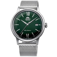 Orient Bambino Mesh Strap Green Dial RA-AC0018E10B RA-AC0018E Mechanical Watch