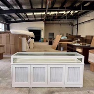 Clothing store island cabinet, cash register display cabinet, island display cabinet, jewelry store 