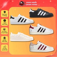 Adidas Superstar Shoes Black/White for Men and Women, Suitable for Many Fashions.