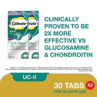 [2 Packs] CALTRATE Joint Health UC-II Collagen Supplement, 2X more effective and Reduce joint discomfort, 30 Tabs