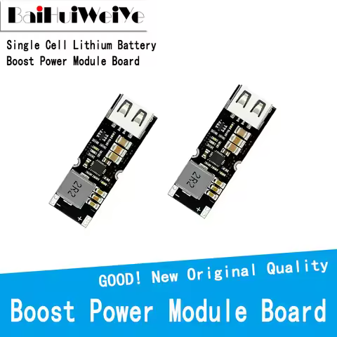 Single Cell Lithium Battery Boost Power Module Board TPS61088 3.7V 4.2V Liter 5V 9V 12V USB Mobile P