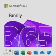 Phần mềm M365 Family Subscr PK Lic 1YR Online APAC EM ESD