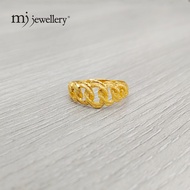 MJ Jewellery 375/9K Gold Coco Ring C73