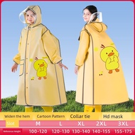 baju hujan budak baju hujan kanak kanak Jas hujan kanak-kanak itik kuning kecil untuk pelajar sekola