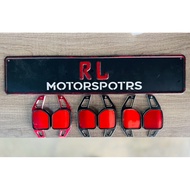 Audi A1 A3 A4 A5 A6 A7 A8 Q3 Q5 Q7 TT TTS R8 steering wheel paddle shift shifter cover RS3 S3 Rs4 Rs