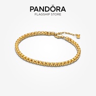Pandora 14K Gold Sparkling Yellow Tennis Bracelet