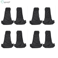 8X Universal Waterproof Nylon Front Car Van Seat Covers Protectors Black Pair