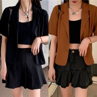 Women's Short Jacket Short Sleeve Top Short blazer