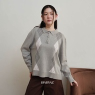 BWBYAZ - Argyle Knitgracia