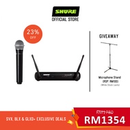 Shure SVX24A/PG28 Wireless Vocal System SVX4 Diversity Receiver SVX2 Handheld Transmitter PG28 Micro