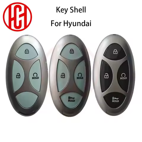 Remote Car Key Shell Case For Hyundai Santa Fe 2023 2024 Sonata Grandeur Staria Kona Ioniq Tucson El