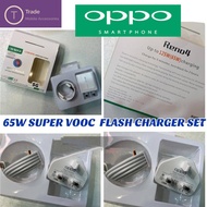 (65W) 10V/6.5A SuperVOOC Adapter 2in1 Charger Type C USB Cable Set