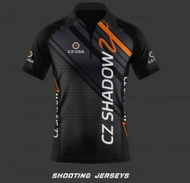 々 Cz-Usa CZ SHADOW Shooting Zipper Polo High Quality Free Custom Name Service Style71summe
