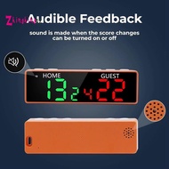 Mini Digital Scoreboard 6-Digit Display Portable Wireless Electronic Scoreboard with Buzzer for Corn