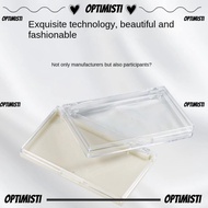 OPTIMISTIVF Eyelash Storage Box, Plastic Square Shape False Lashes Show Box,  Storage Box