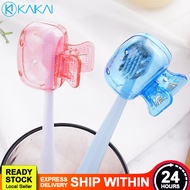 🔥 BACTERIA BLOCKER 🔥 Portable Toothbrush Cover Case Travel Brush Cap Holder Storage Organizer Clip