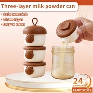 3 Layer Baby Milk Powder Box Portable Baby Milk Powder Container Stacker Formula Dispenser BPA Free