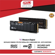 WD BLACK SN850X 2TB PCIE GEN4x4 M.2 2280 NVME SSD - WITH HEATSINK (5 YEARS WARRANTY)