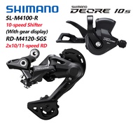Shimano SL-M4100เปลี่ยนเกียร์จักรยาน Deore 10สปีด Groupset จักรยาน MTB RD-M4120 Derailleur หลัง M412