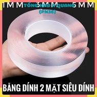 Nano Transparent Double-Sided Adhesive Tape Super Adhesive Double-Sided Adhesive Tape 3Cm*5M Reusabl