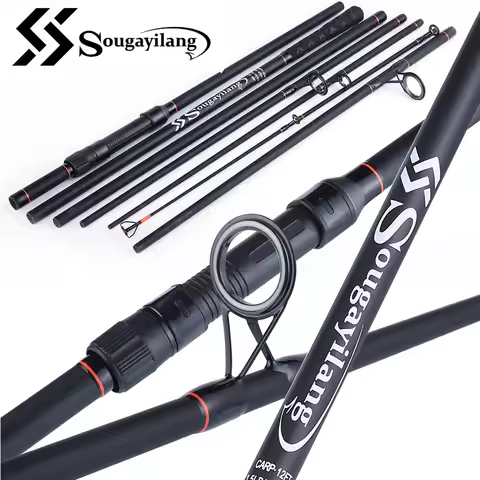 Sougayilang 3.0M/ 3.6M 6/7 Sections Carp Fishing Rod Feeder Hard Carbon Fiber Fishing Rod Travel Fis