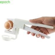 EPOCH Egg Shell Cracker, Plastic White Egg Separator, Convenient Egg Breaker For Breaking Egg
