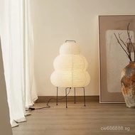 Japanese Design Akari Noguchi Yong Table Lamp White Rice Paper Decorative Desk Lights for Bedroom Li