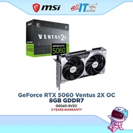 MSI GeForce RTX 5060 VENTUS 2X OC 8GB GDDR7 Graphics Card | G5060-8V2C