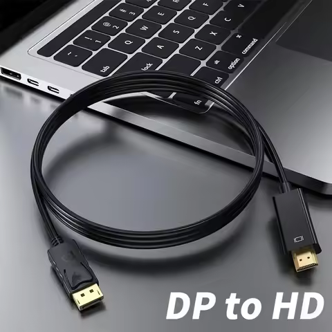 DP DisplayPort To HDMI Cable DisplayPort Male To Male HDMI Compatible Video Audio Cable For Computer