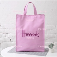 Harrods London UK 🇬🇧 hand carry lunch office work telekung tote shoulder beg bags duck neelofa birthday collection pink
