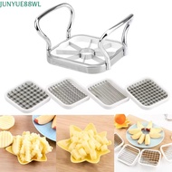 JUNYUE88WL 5pcs/set French Fry , Stainless Steel Durable French Fry Slicer, Multi-Purpose High Hardn