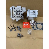 combo set r9 Indonesia  lc135 cnc poting superhead 20.23 22.25 ceramic block 63 65mm