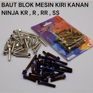 MESIN Probolt bolt 2 key Heng set engine tank magnet tank right left ninja r ninja rr ninja ss zx kr