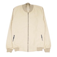 Okva CREAM BOMBER JACKET MEN'S WOMEN'S JACKET/ MEN'S WOMEN'S BOMBER JACKET/ PARACHUTE JACKET/ WATERP