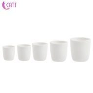 [Dadada] 99% Al2O3 Alumina Cylindrical Lab Crucible Melting Pot Container 20ml -150ml