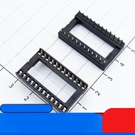 [20 Pieces]- IC Base 24 Square Pins Two Rows 2.54mm 1A 60VAC IC2 Components