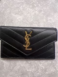 Saint Laurent 黑色卡片零錢包