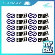 Enkei Wheels Car Rim Sticker - 1 Set 4 Pcs