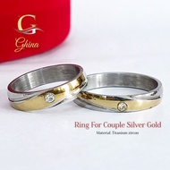 Titanium Couple Ring Engraved Name Stainless Steel Stainless Steel Ring Men Women Engagement Wedding