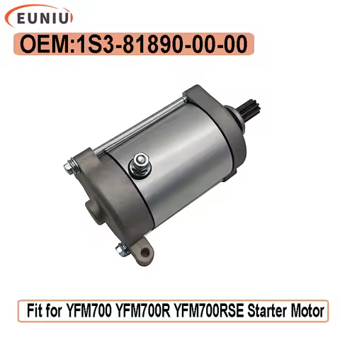 9T Starter Motor For YMH RAPTOR 700 YFM700 GRIZZLY 600/660 For HISUN HS 550 750CCW 1S3-81890-00-00 4