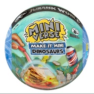 Original Miniverse Jurassic World Dinosaurs Blind Ball DIY Fossil Excavation Kit Educational Toy