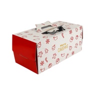 RedMan Log Cake Box - Xmas Party (10 x 6 x H6")