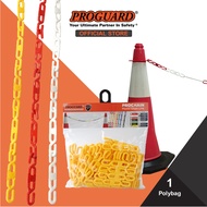 Proguard Plastic Chain Link Safety Chain Link / Rantai Plastik - T8 8mm PVC / PE PVC Plastic Chain L