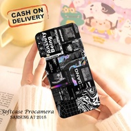 HP Samsung Softcase 2018A7 - Casing Samsung A7hp - Cellphone protector - Samsung Softcase 2018A7 - C