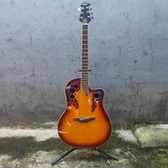 (NH)Gitar Akustik Elektrik MARFILL Ovation warna Sunburst ORIGINAL .