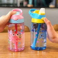 Children's Water Bottle BPA Free Bouncy Straw 600ml